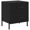 Cabinet de chevet 2 pcs Chêne noir 40 x 35 x 47,5 cm 628801628801