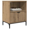 Cabinet de chevet 2 pc chêne artisanal 49 x 36 x 61 cm 628805628805