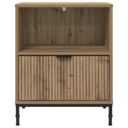 Cabinet de chevet 2 pc chêne artisanal 49 x 36 x 61 cm 628805628805