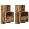 Cabinet de chevet 2 pcs Bois ancien 50 x 32.5 x 80cm 628806628806