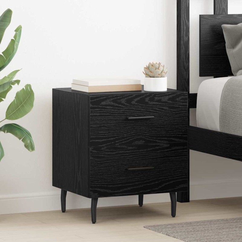 Cabinet de chevet 2 pcs Chêne noir 40 x 35 x 47,5 cm 628807628807