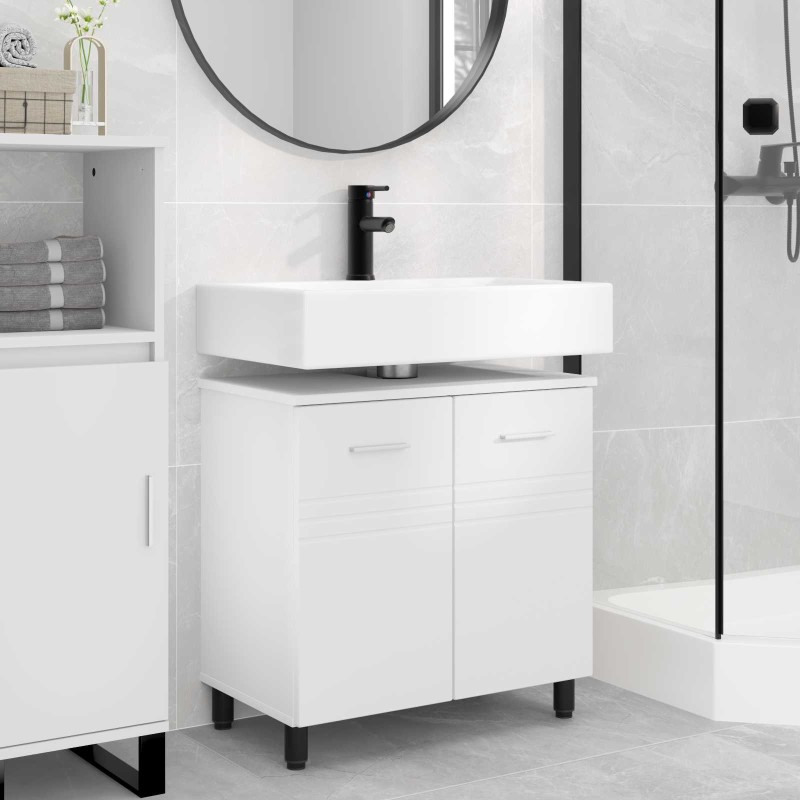 Unité de vanité de salle de bain Blanc 60 x 35 x 60 cm 628813628813