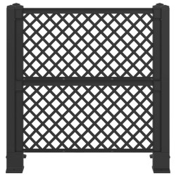 Treillis pour poubelles Anthracite 123 x 47 x 114 cm PP 628814628814