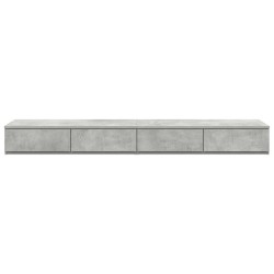 Tiroirs de lit avec tiroir Gris béton 140 x 36,5 x 16,5 cm 628816628816
