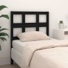 Tête de lit Noir 95,5x4x100 cm Bois massif de pin 628820628820