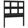 Tête de lit Noir 95,5x4x100 cm Bois massif de pin 628820628820