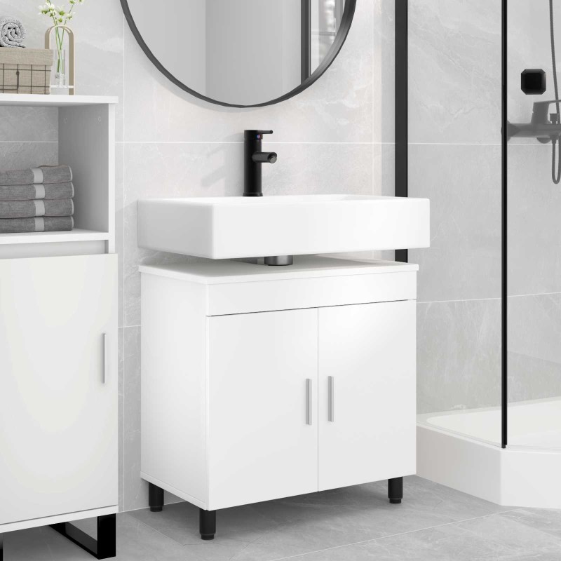 Unité de vanité de salle de bain Blanc 60 x 35 x 60 cm 628821628821