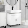 Unité de vanité de salle de bain Blanc 60 x 35 x 60 cm 628821628821