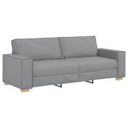 Canapé 3 places Gris clair 220x78x84 cm Tissu 628832628832