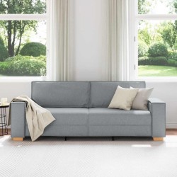 Canapé 3 places Gris clair 220x78x84 cm Tissu 628832628832
