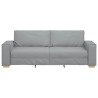 Canapé 3 places Gris clair 220x78x84 cm Tissu 628832628832
