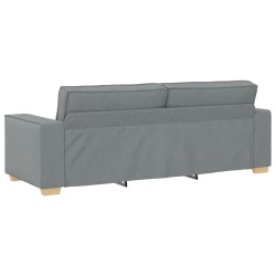 Canapé 3 places Gris clair 220x78x84 cm Tissu 628832628832