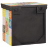 Cabinet de chevet avec tiroir Multicolore 40 x 30 x 40 cm 628833628833