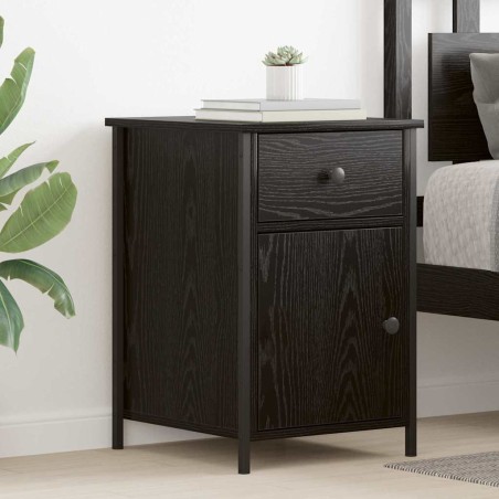 Cabinet de chevet Chêne noir 40 x 42 x 60 cm Bois d'ingénierie 628836628836
