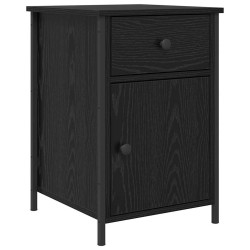 Cabinet de chevet Chêne noir 40 x 42 x 60 cm Bois d'ingénierie 628836628836