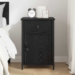Cabinet de chevet Chêne noir 40 x 42 x 60 cm Bois d'ingénierie 628836628836