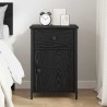 Cabinet de chevet Chêne noir 40 x 42 x 60 cm Bois d'ingénierie 628836628836