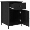 Cabinet de chevet Chêne noir 40 x 42 x 60 cm Bois d'ingénierie 628836628836