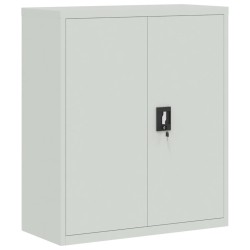 Classeur gris clair 90x40x105 cm acier 628845628845