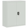 Classeur gris clair 90x40x105 cm acier 628845628845