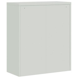 Classeur gris clair 90x40x105 cm acier 628845628845