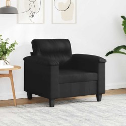 Chaise de canapé noir 60 cm tissu microfibre 628846628846