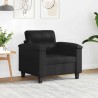 Chaise de canapé noir 60 cm tissu microfibre 628846628846