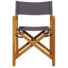 Chaises pliables de jardin lot de 8 gris foncé tissu 628852628852