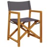 Chaises pliables de jardin lot de 8 gris foncé tissu 628852628852