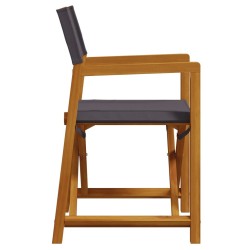 Chaises pliables de jardin lot de 8 gris foncé tissu 628852628852