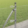 Clôture en fil soudé avec base en béton 10 x 0,6 m Argenté 628853628853