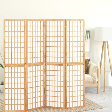 Cloison de séparation pliable 4 panneaux 160x170 cm 628854628854