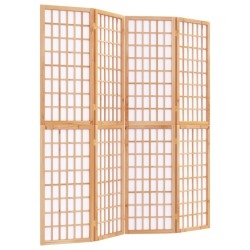 Cloison de séparation pliable 4 panneaux 160x170 cm 628854628854