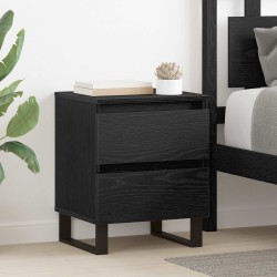 Cabinet de chevet Chêne noir 40 x 35 x 50 cm Bois d'ingénierie 628884628884
