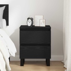 Cabinet de chevet Chêne noir 40 x 35 x 50 cm Bois d'ingénierie 628884628884