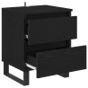 Cabinet de chevet Chêne noir 40 x 35 x 50 cm Bois d'ingénierie 628884628884