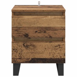 Cabinet de chevet Bois ancien 40 x 35 x 50 cm Bois d'ingénierie 628885628885