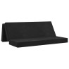 Canapé-lit pliable 200 x 67 x 45 cm Noir 628886628886