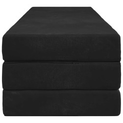 Canapé-lit pliable 200 x 67 x 45 cm Noir 628886628886