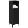 Cabinet de salle de bain avec porte Chêne noir 30 x 30 x 100 cm 628887628887