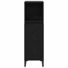 Cabinet de salle de bain avec porte Chêne noir 30 x 30 x 100 cm 628887628887