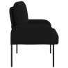 Canapés avec coussin 55cm Noir Contreplaqué 628888628888