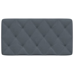 Coussin de tête de lit gris foncé 100 cm velours 628890628890