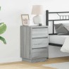 Cabinet de chevet Gris 39 x 34,5 x 65 cm Bois d'ingénierie 628891628891