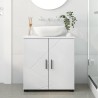 Cabinet de salle de bain avec stockage Blanc 61 x 35 x 64 cm 628894628894