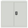 Armoire de bureau avec 2 portes Gris 90 cm Acier 628896628896