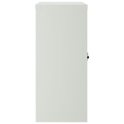 Armoire de bureau avec 2 portes Gris 90 cm Acier 628896628896