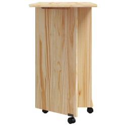 Cabinet roulant avec bureau avec roue MOSS Vernis transparent 628902628902
