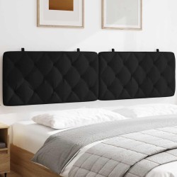 Coussin de tête de lit noir 200 cm velours 628904628904
