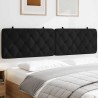 Coussin de tête de lit noir 200 cm velours 628904628904
